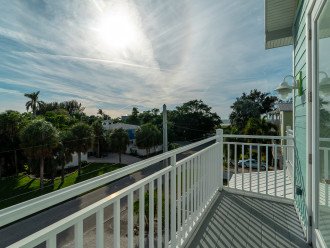 Enjoy the ocean view and sunsets right off Bedroom #3!