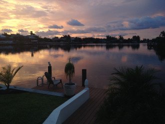 51. Lake sunset