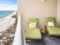 Private balcony with lounge chairs