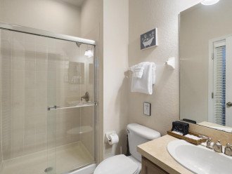 From pool to shower in moments, the rear bathroom offers the ultimate convenience for your aquatic adventures.