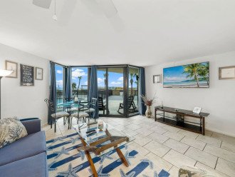 Living and Dining Area with Pool, Beach and Ocean Views!