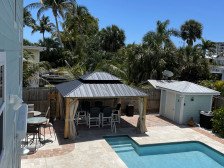 Family friendly beach house with large heated pool and fantastic outdoor space.