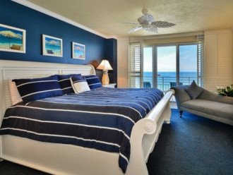 Master Bedroom with Ocean Front Balcony