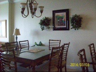 dinning room with pub table