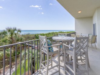 Gulf views from outdoor patio
