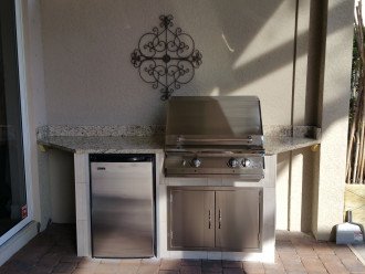 New outdoor kitchen