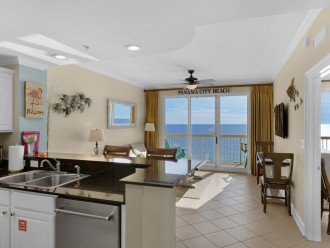 Beachfront Ocean view from Kitchen & Great Room