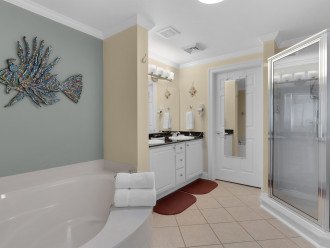Main Bathroom- Tub & Shower