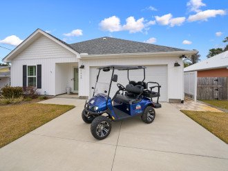 4-Seat Gas Golf Cart (Available 3/1 - 8/1)