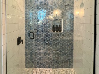 Soaps and Shampoos included in the luxe showers