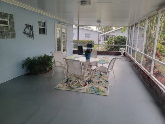 Lanai at time of photo. Living Room patio furniture to arrive in 1 week