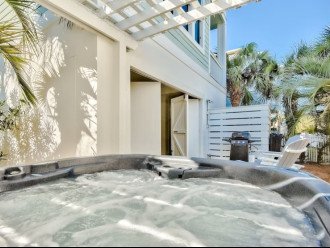 Private Hot Tub and gas grill