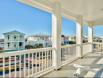 3rd floor Master bedroom balcony with Gulfview