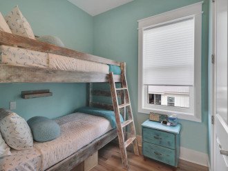 Cozy and convenient bunk room with half bath
