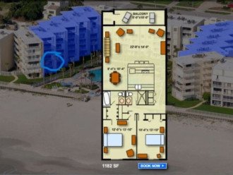 Oceanfront 2 bed Condo in New Smyrna Beach FL #19