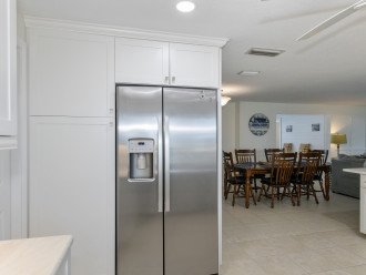 Refrigerator with ice/water in door