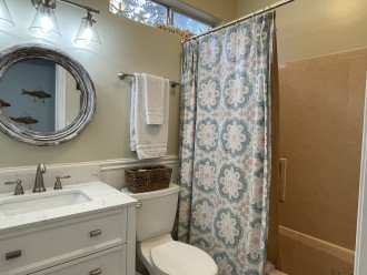 A Dose of Destin | 1st Floor Bathroom |Destin Vacation Rental | 97 Crystal Beach Drive