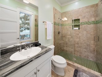 All Decked Out | 1st Floor Master Bath | The Preserve at Grayton Beach | 30A