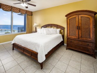 Master Suite with King Bed and Bay Views