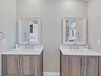 Master Bath with double sinks