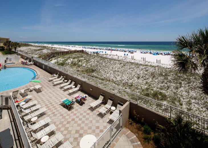 Gulf front beach views