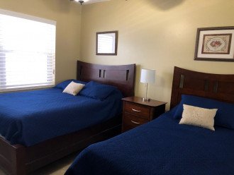 Guest Bedroom with Double and Twin Beds