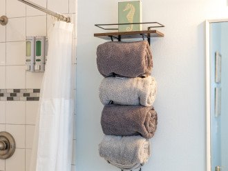Extra Towels in master bathroom