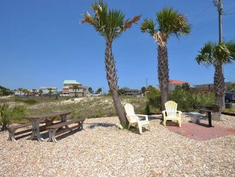 TROUT Steps to beach. Lovely two bedroom with screened porch and pool. #4