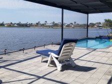 Luxury Waterfront Heated Pool & Jacuzzi Home, Sunsets, Game Rm, Bikes, Pier