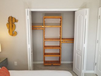 Lots of closet storage for your Naples outfits