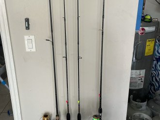 Fishing rods and tackle