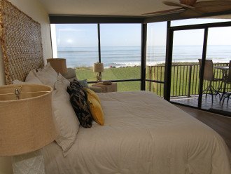 Direct Oceanfront, private balcony overlooking the ocean and no-drive beach #3