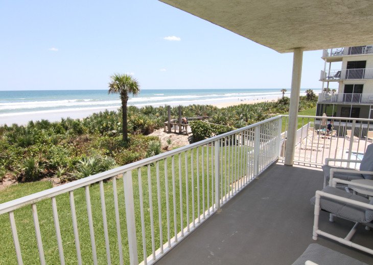 Enjoy sunrises from this wrap around corner balcony. Views of the Ocean, Beach, and Pool!