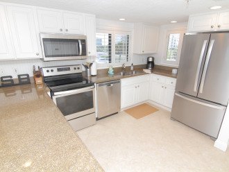 Brand new stainless steel appliances throughout the condo.