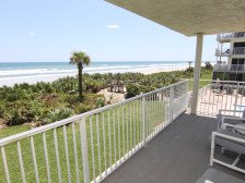Take in the oceanfront corner views located on the no-drive beach!