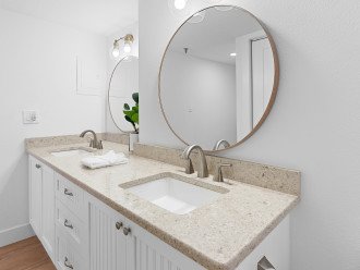 Double Vanity in the Master Bathroom