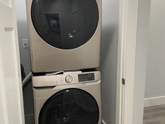 Washer and dryer for guest use