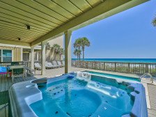 Holiday Fin - Holiday Fin - HEATED Pool &amp; Hot Tub! Game Tables! Beachfront!!!