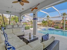 Escape the Winter! Heated Pool & Spa, Gulf Access Canal! Boat Dock & Great