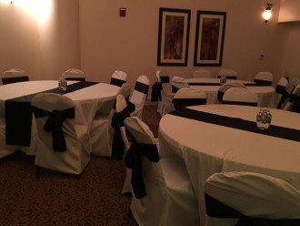 Onsite Banquet Room Available to Rent