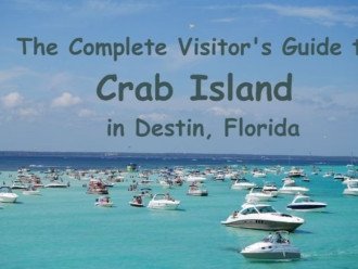 Crab Island is always fun to explore by renting a boat.