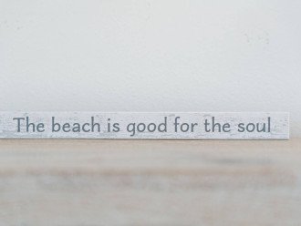 The beach is good for the soul. We agree!