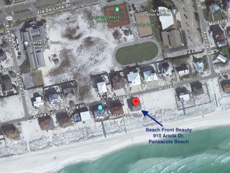 Beach Front Beauty: 910 Ariola Drive, Pensacola Beach Front property #48