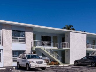 Paradise Shores, our 8 unit beachside apartment complex is located on the barrier island in Pompano Beach, Florida. We're on A1A, 6 blocks south of Atlantic Boulevard and 1 block west of the beach.