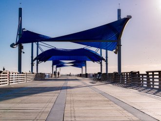 Walk a few blocks north and enjoy breathtaking views from the brand new pier