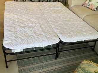 Two foldable/portable twin size beds