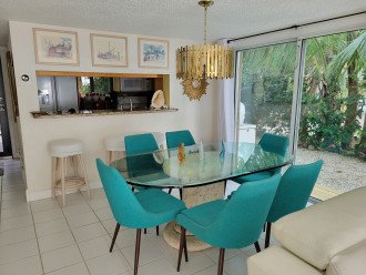 Dining Room - large sliding glass doors leading to semi-private deck/grill area