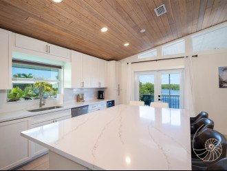 Kitchen with Water Views