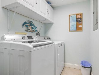In Suite Laundry Full Size Washer and Dryer