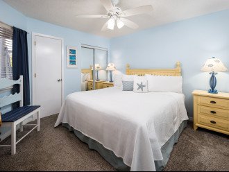 Bedroom features King Size Bed